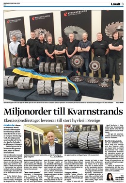 Kvarnstrands levererar miljonorder